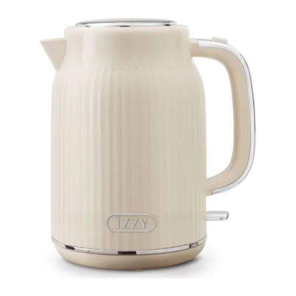 Izzy Vintage 224604 Electric Kettle in Cream, front view