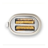 Izzy Vintage IZ-9103 Toaster in Cream, top view