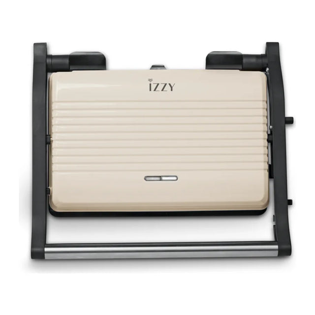 Izzy Vintage Panini 224336 Sandwich Maker in Beige, front view