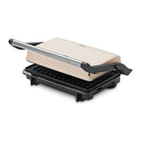Izzy Vintage Panini 224336 Sandwich Maker in Beige, angled view