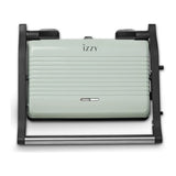 Izzy Vintage Panini 224336 Sandwich Maker in Green, front view