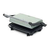 Izzy Vintage Panini 224336 Sandwich Maker in Green, angled view