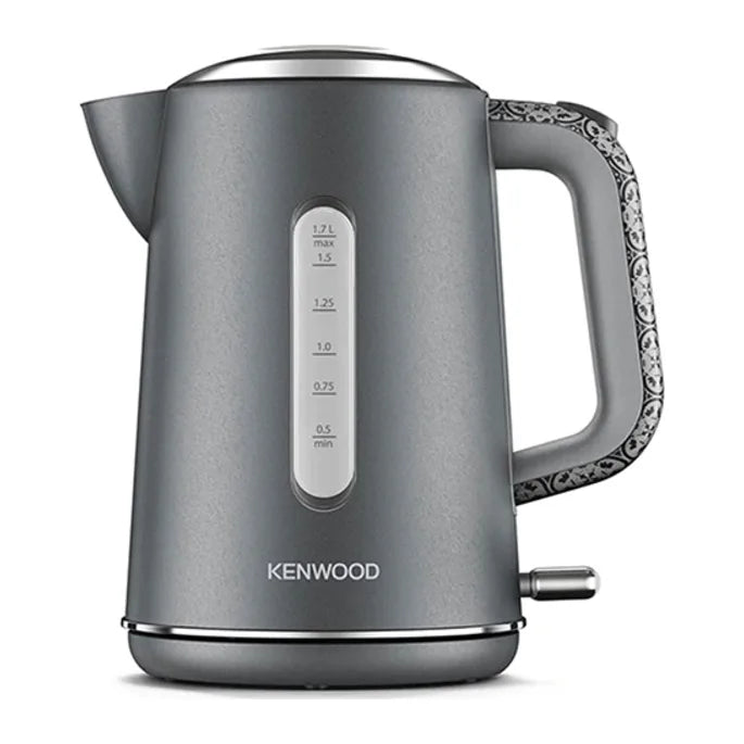 Kenwood Abbey ZJP04.A0GYΑΒΒΕΥ Electric Kettle in Grey, angled view
