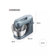Kenwood Go Stand Mixer | Compact 800W Metal Body — Storm Blue
