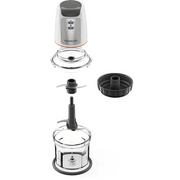 Kenwood EasyChop CHP61.100WH Food Chopper in white with Quad Blade system and 500ml bowl.
