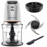 Kenwood EasyChop CHP61.100WH Food Chopper in white with Quad Blade system and 500ml bowl.