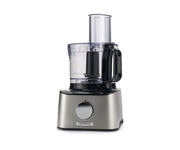 Kenwood FDM301SS MultiPro Compact food processor in silver with 2.1L bowl and blender attachment on a kitchen counter