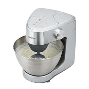 Kenwood Prospero+ Kitchen Machine in White, featuring a 4.3L stainless steel bowl and various attachments.