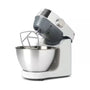 Kenwood Prospero+ Kitchen Machine in White, featuring a 4.3L stainless steel bowl and various attachments.
