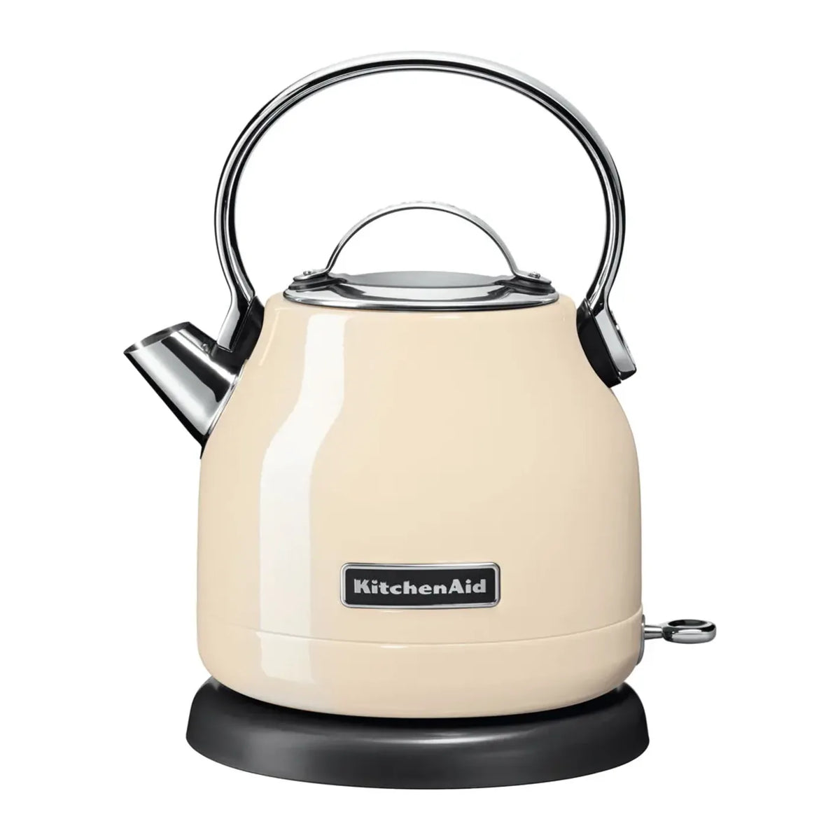 KitchenAid 5KEK1222BAC, front view with domed lid, spout and arched handle