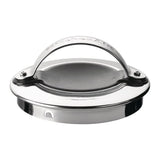 KitchenAid 5KEK1222BAC, close-up of the chrome lid with its handle