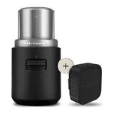 KitchenAid KitchenAid Go Cordless System 5KBGR111BM Coffee Grinder in Matte Black, front view