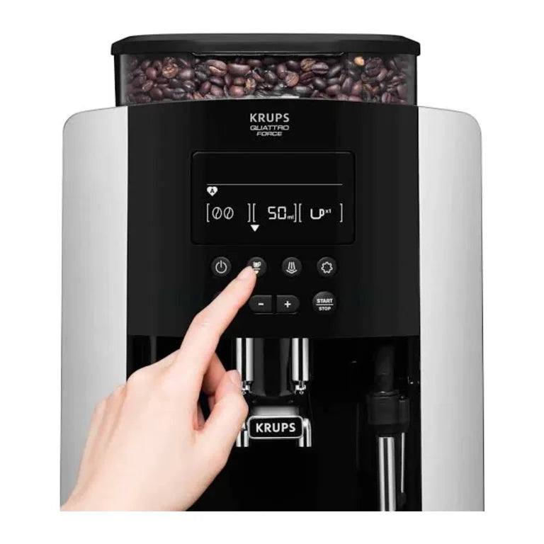 Krups Arabica EA817810 Espresso Machine, controls and display
