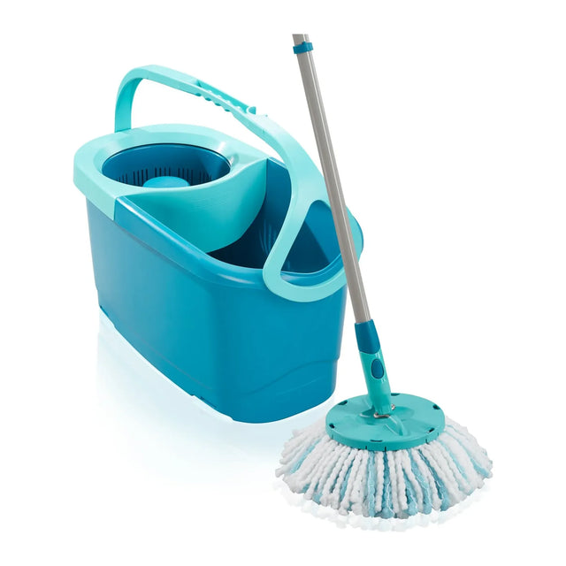 Leifheit Clean Twist 52102 Disc Mop Set in Turquoise, front view