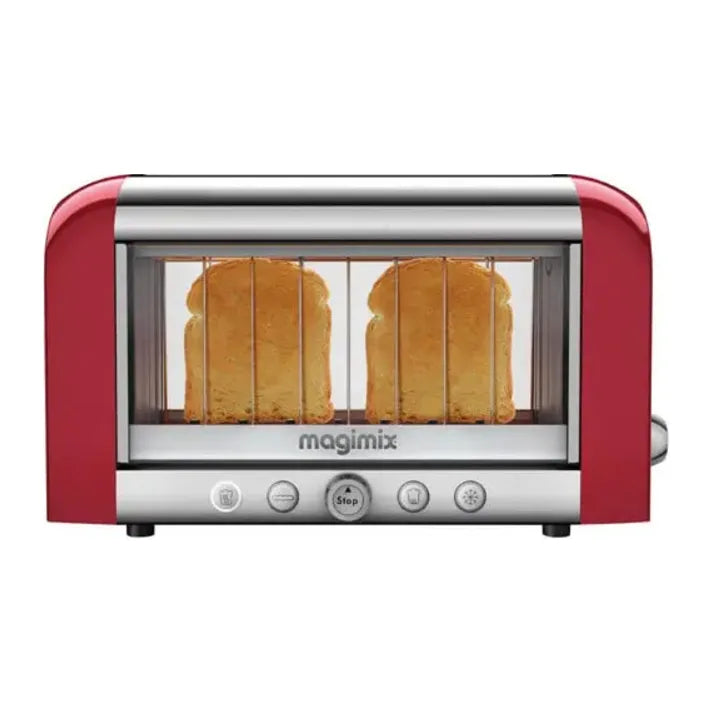 Magimix Vision 11540 Toaster in Red, in use