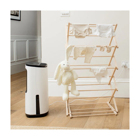 Meaco MeacoDry Arete One 25L Dehumidifier, drying laundry indoors