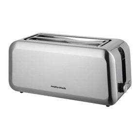Morphy Richards 264001 Toaster in Brushed Steel, front view