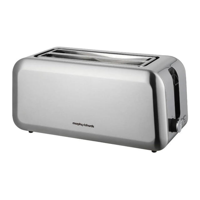 Morphy Richards 264001 Toaster in Brushed Steel, front view