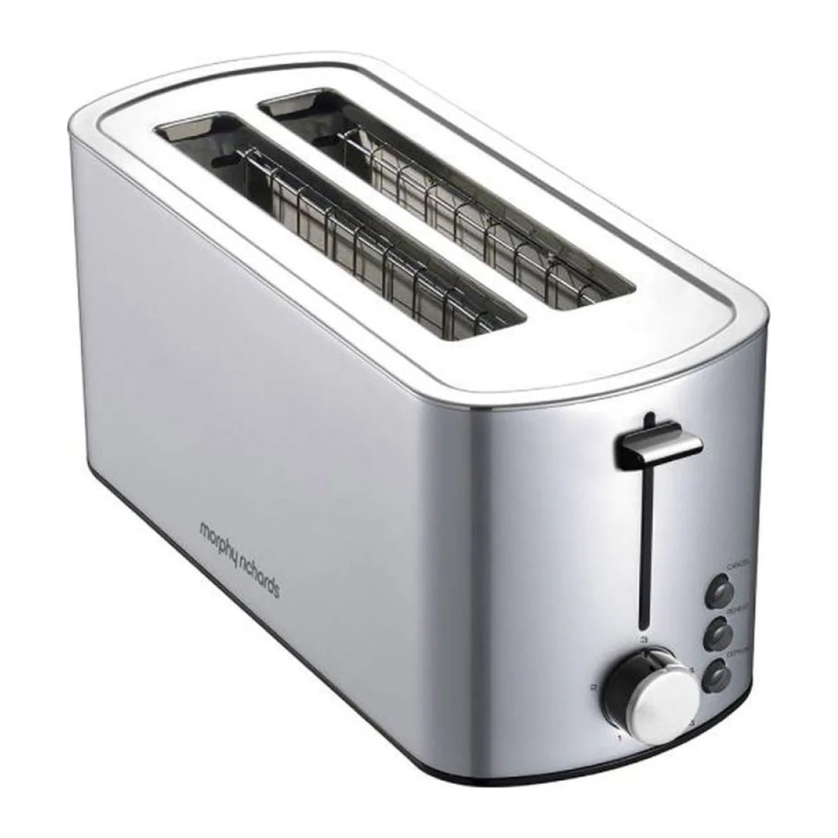 Morphy Richards 264001 Toaster in Brushed Steel, top view