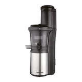 Morphy Richards 411001 Slow Juicer in Black, angled view