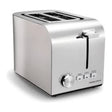 Morphy Richards Equip 222055 Toaster in Brushed Stainless Steel, front view