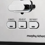 Morphy Richards Equip 222055 Toaster in Brushed Stainless Steel, close-up detail