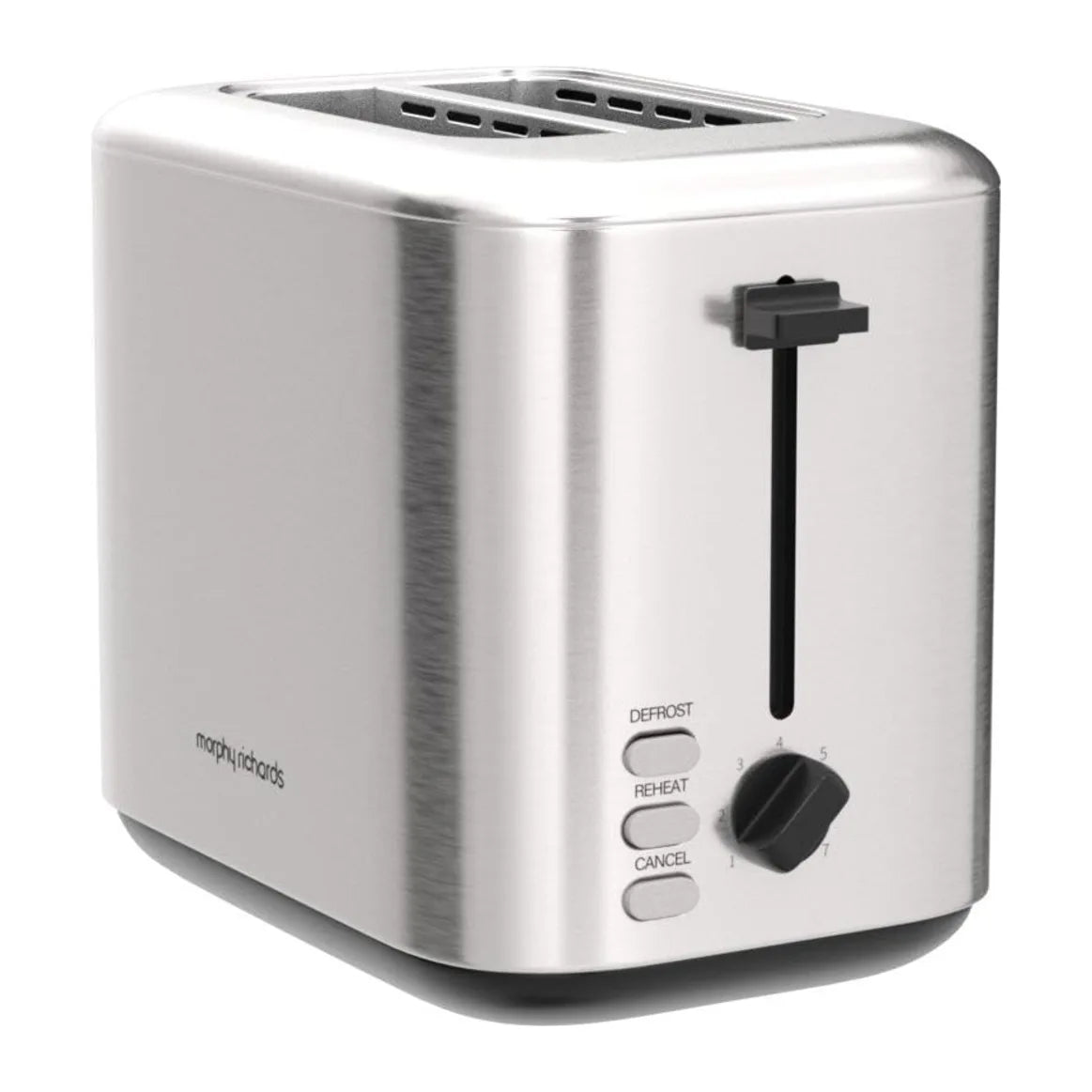 Morphy Richards Equip 222067 Toaster in Stainless Steel, front view