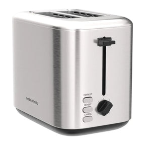 Morphy Richards Equip 222067 Toaster in Stainless Steel, front view