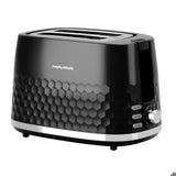 Morphy Richards Hive 220031 Toaster in Black, front view