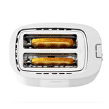 Morphy Richards Hive 220031 Toaster in White, top view