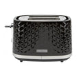 Morphy Richards Vector 228311 Toaster in Black, front view