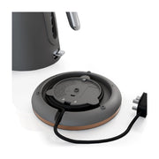 Morphy Richards Signature Matt Kettle in Copper, featuring 1.5L capacity, 3kW rapid boil, 360-degree base, and energy-saving features, available in Cyprus.