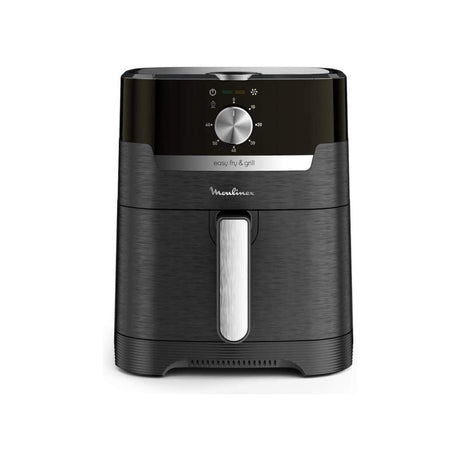 Moulinex Easy Fry & Grill EZ501810 Air Fryer in Black, front view