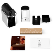 Nespresso De'Longhi Pixie EN127.S Coffee Machine in Storm Grey metallic finish with 19-bar pump.