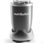 Nutribullet NB606DG 600W Original Blender 6-piece set in Silver Grey, featuring motor base, extractor blades, and Tritan cups.
