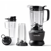 Nutribullet NBF500DG Combo Blender with 1.8L pitcher, 900ml and 700ml cups, and motor base in Dark Grey.