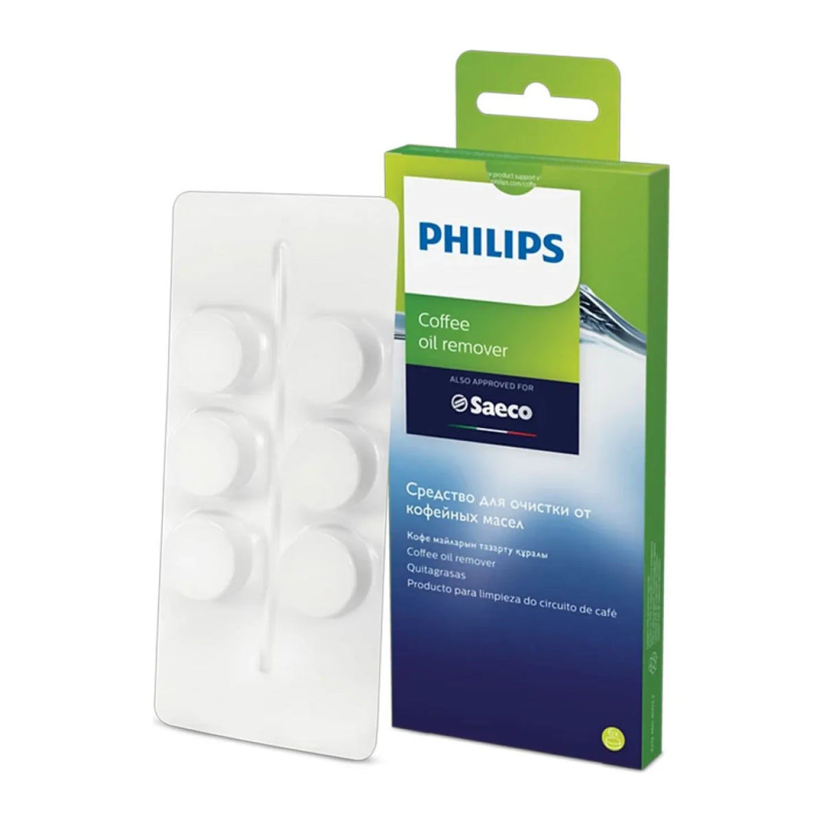 Philips CA6704/10 Coffee Oil Remover Tablets, front view