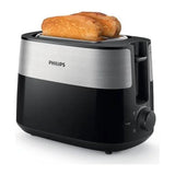 Philips Daily Collection HD2516/90 Toaster in Black, side view