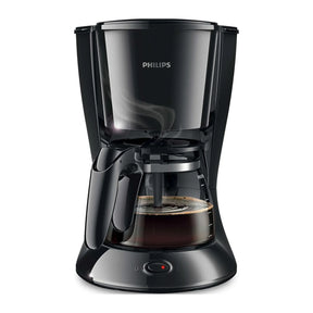 Philips Daily Collection HD7461/20 Filter Coffee Maker in Black, front view