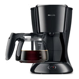 Philips Daily Collection HD7461/20 Filter Coffee Maker in Black, front view