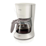 Philips Daily Collection HD7461/20 Filter Coffee Maker in White, front view