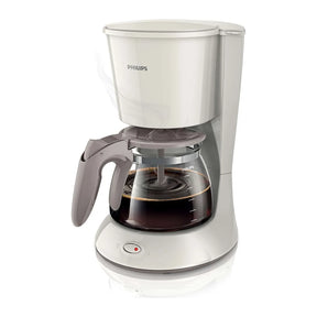 Philips Daily Collection HD7461/20 Filter Coffee Maker in White, front view