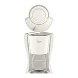 Philips Daily Collection HD7461/20 Filter Coffee Maker in White, shown open
