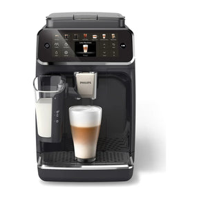 Philips Series 4400 EP4441/50 Espresso Machine in Black, front view