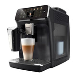 Philips Series 4400 EP4441/50 Espresso Machine in Black, angled view