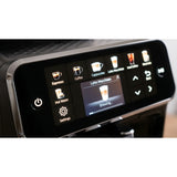 Philips Series 4400 EP4441/50 Espresso Machine in Black, controls and display