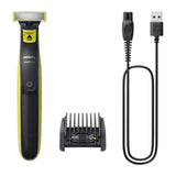 Philips OneBlade QP2724/20 Hybrid Trimmer and Shaver, with its comb and cable