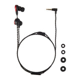 Pioneer SE-CH5T In-Ear Headphones in Red, with cable and spare ear tips