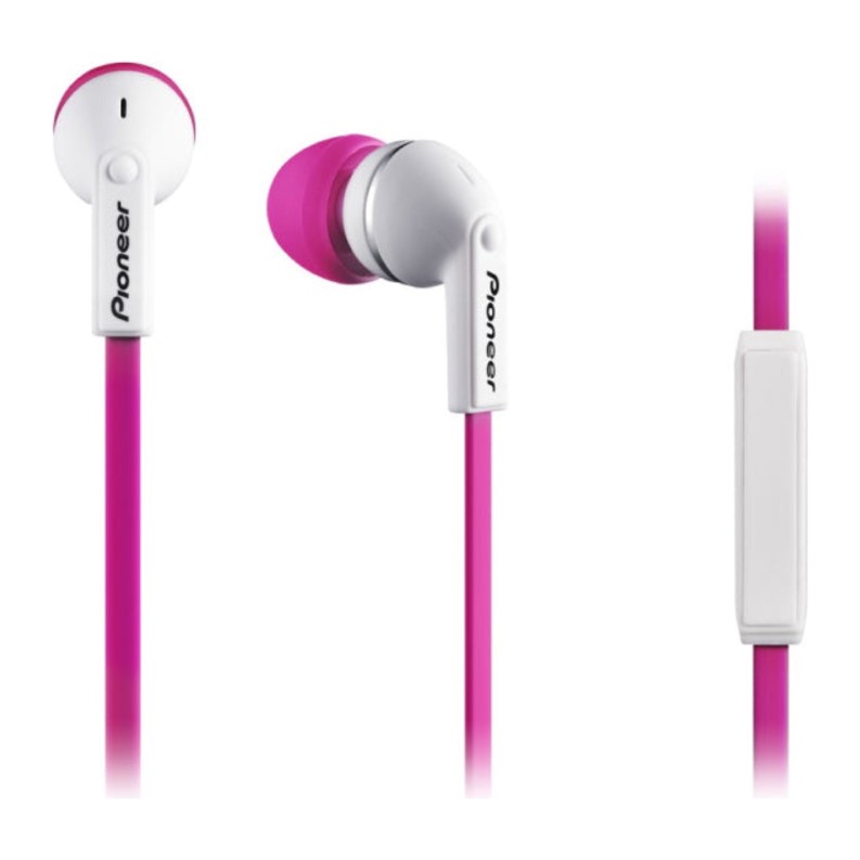 Pioneer Bass Head SE-CL712T In-Ear Headphones in pink