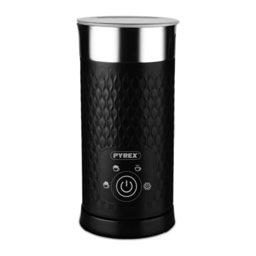 Pyrex 334802 Milk Frother in Black, front view